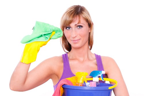Office cleaning team preparing a commercial workspace in Endoftenancy clean