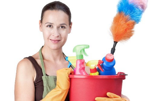 End of tenancy cleaning in a London rental property kitchen