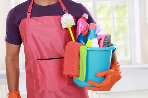 Local end of tenancy cleaner preparing a property for handover in Endoftenancy