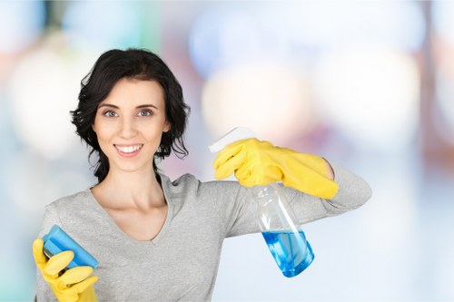 Professional oven cleaning as part of an end of tenancy clean