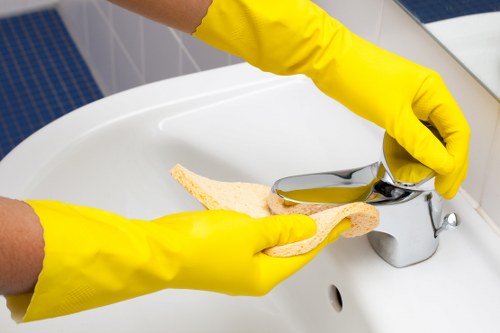 Bathroom and bedroom cleaning tasks for a London tenancy handover