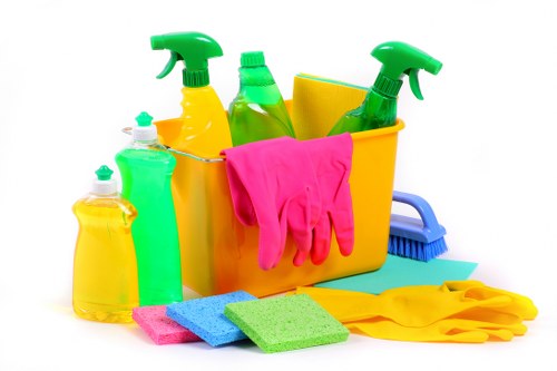 Local cleaning team carrying out a detailed end of tenancy clean
